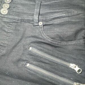 Torrid Black Premium Jeans with Button Details sz 16xs